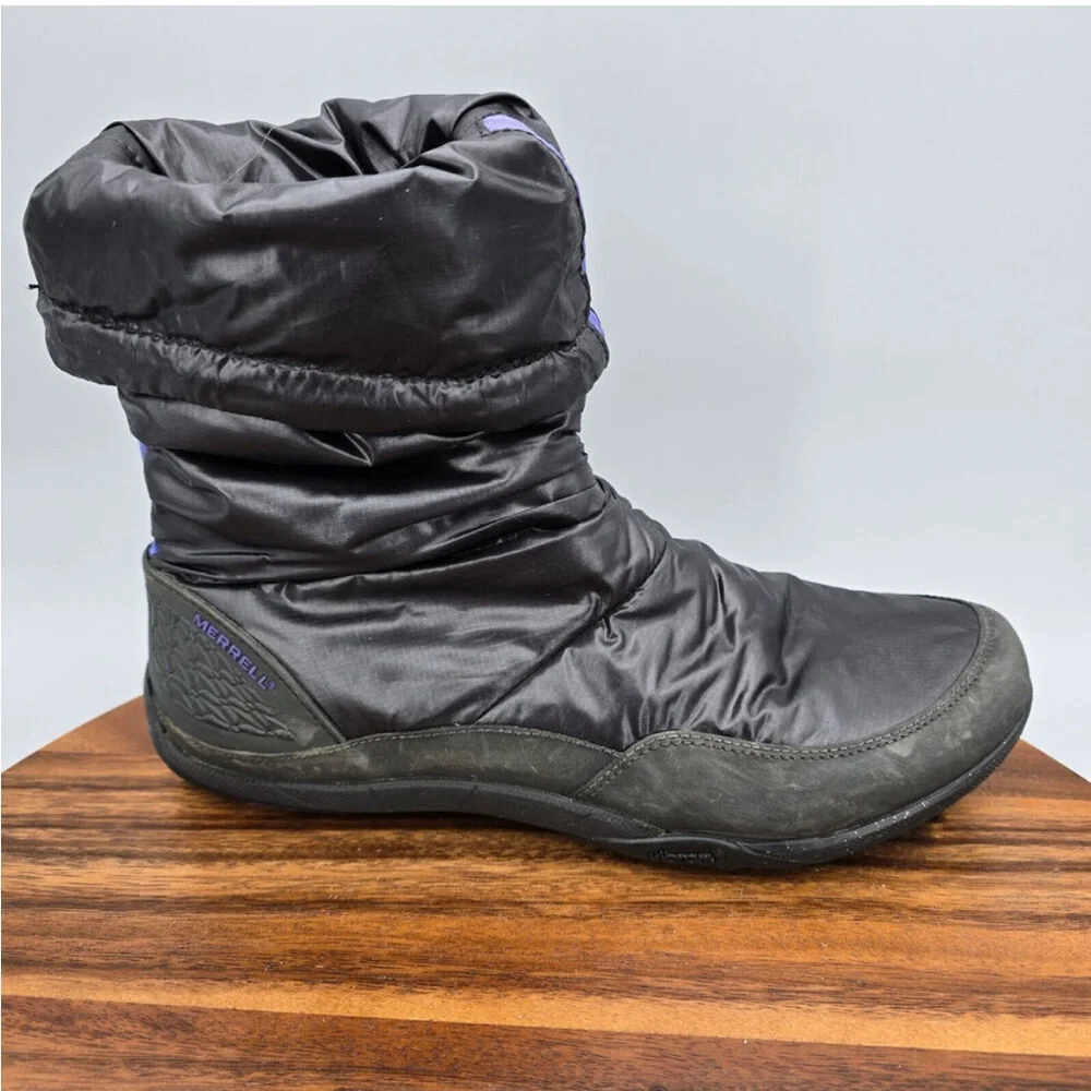 Merrell Frost Glove Winter Boots Women's 9.5 Black Barefoot Insulated - Picture 1 of 8
